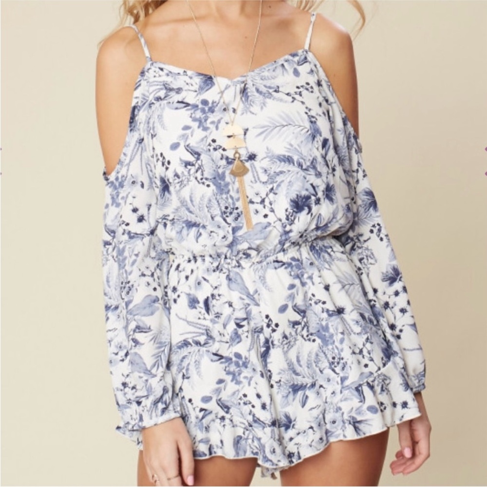 Altar'd State Floral Leeia Romper
